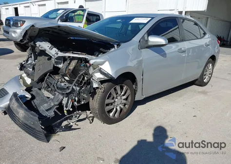 2014 Toyota Corolla Le из США, поврежденный, VIN 2T1BURHE7EC138956